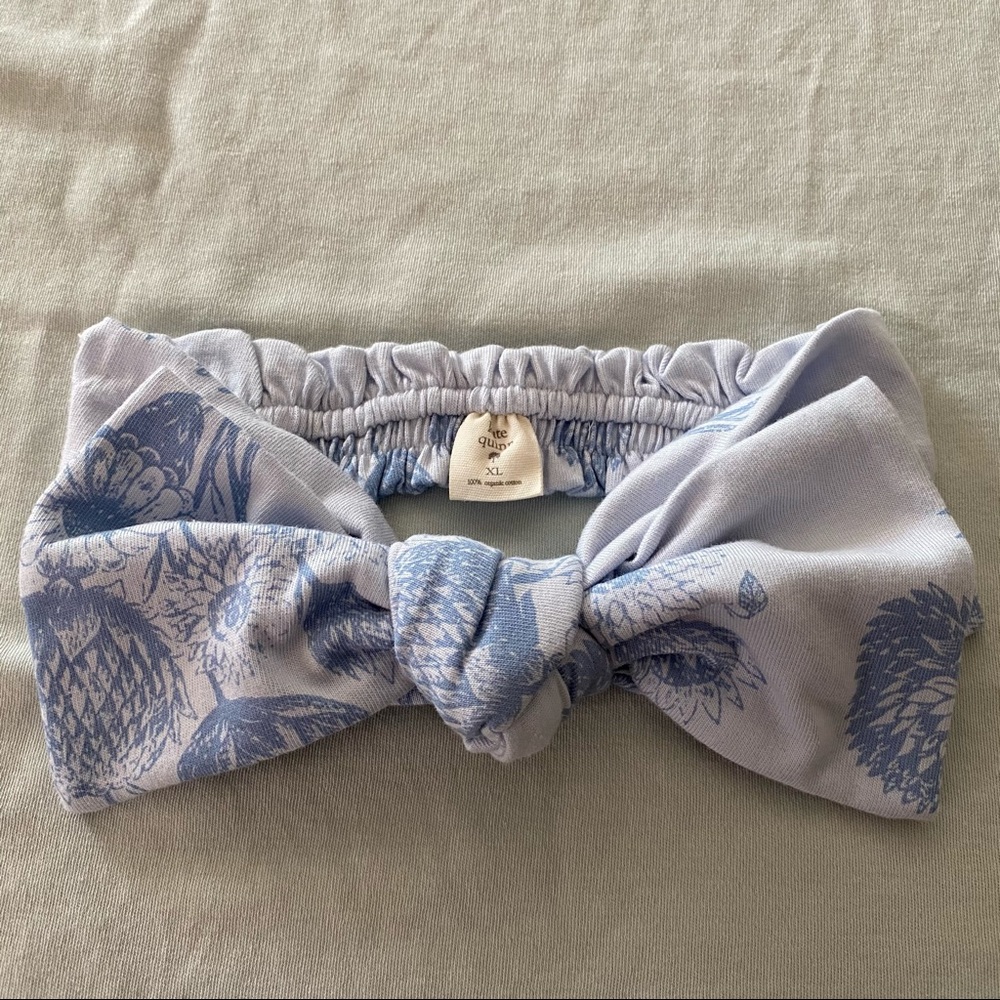 ❌SOLD❌ Kate Quinn XL Blue Dahlia Bow Headband